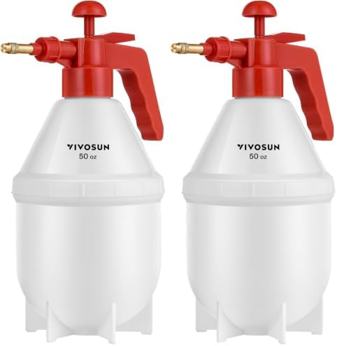 50oz Pump Sprayer, Handheld Garden Water Sprayer Bottle
