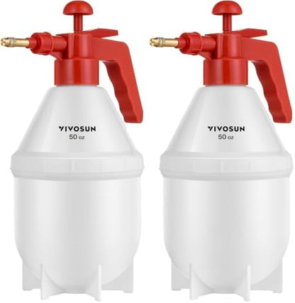50oz Pump Sprayer, Handheld Garden Water Sprayer Bottle