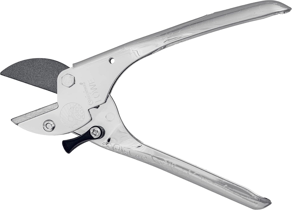5, 100-Year Anniversary Edition - Professional Anvil Pruning Shears 5.100 Made of Metal with Stainless, Non-Stick Coated Steel Blade and Handcrafted Leather Holster