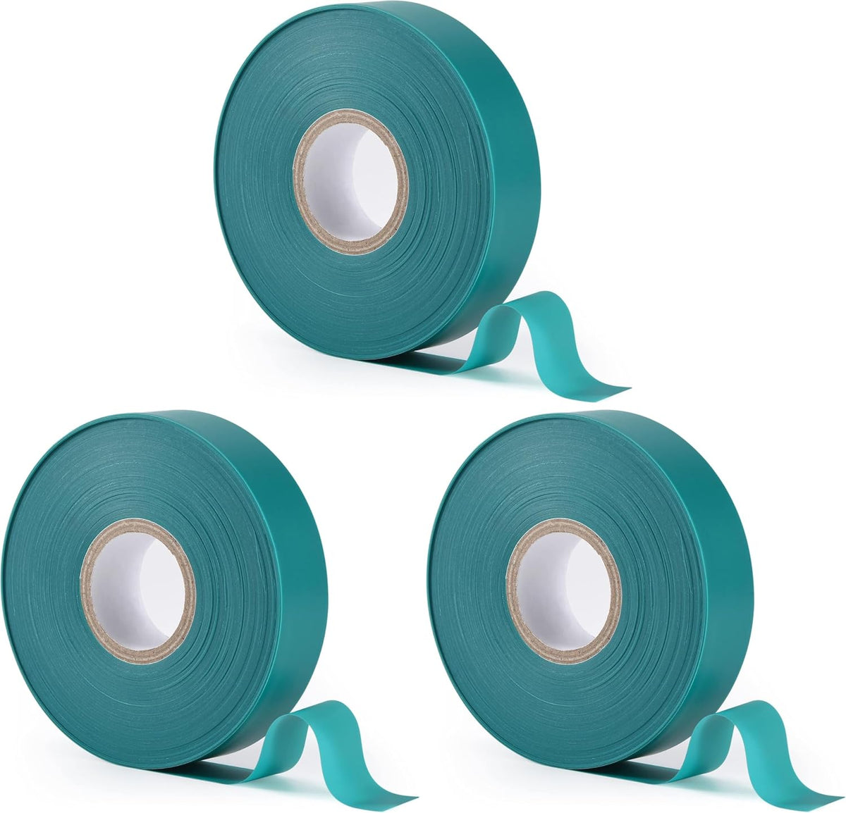 Stretch Tie Tape, 1” Wide 200FT Reusable Garden Plant Ties Green Tapes for Plants, Thick Garden Vinyl Stake Ribbon for Branches Flowers Tomatoes Indoor Outdoor Greenhouse