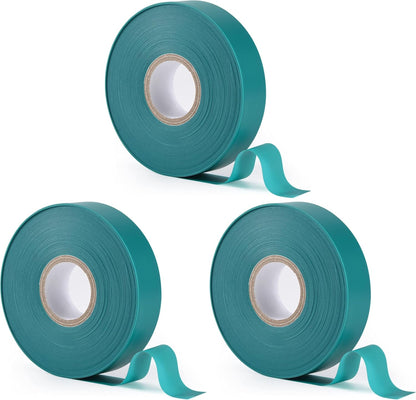 Stretch Tie Tape, 1” Wide 200FT Reusable Garden Plant Ties Green Tapes for Plants, Thick Garden Vinyl Stake Ribbon for Branches Flowers Tomatoes Indoor Outdoor Greenhouse