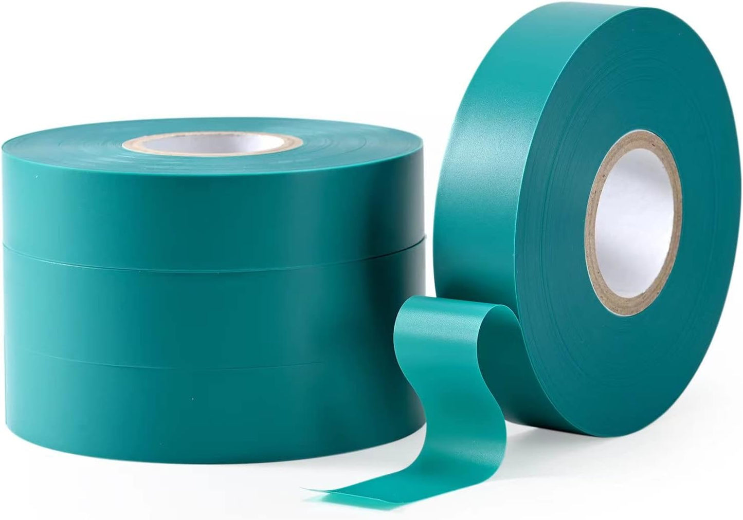 Stretch Tie Tape, 1” Wide 200FT Reusable Garden Plant Ties Green Tapes for Plants, Thick Garden Vinyl Stake Ribbon for Branches Flowers Tomatoes Indoor Outdoor Greenhouse