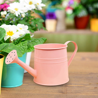Small Watering Can, Watering Can Gardening Tool Accessories, Garden Sprinkling Cans with Long Spout & Handle, Rust-Resistant Tinplate Watering Kettle for Indoor Outdoor Lawn,Garden Care (Blue)