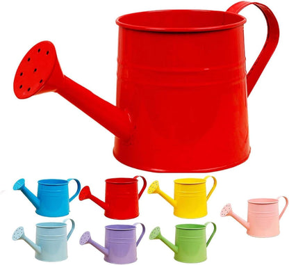 Small Watering Can, Watering Can Gardening Tool Accessories, Garden Sprinkling Cans with Long Spout & Handle, Rust-Resistant Tinplate Watering Kettle for Indoor Outdoor Lawn,Garden Care (Blue)
