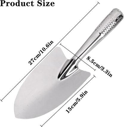 Garden Trowel Stainless Steel Rust Resistant Hand Shovel Garden Spade