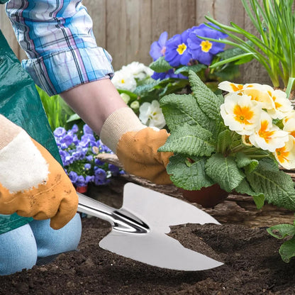 Garden Trowel Stainless Steel Rust Resistant Hand Shovel Garden Spade