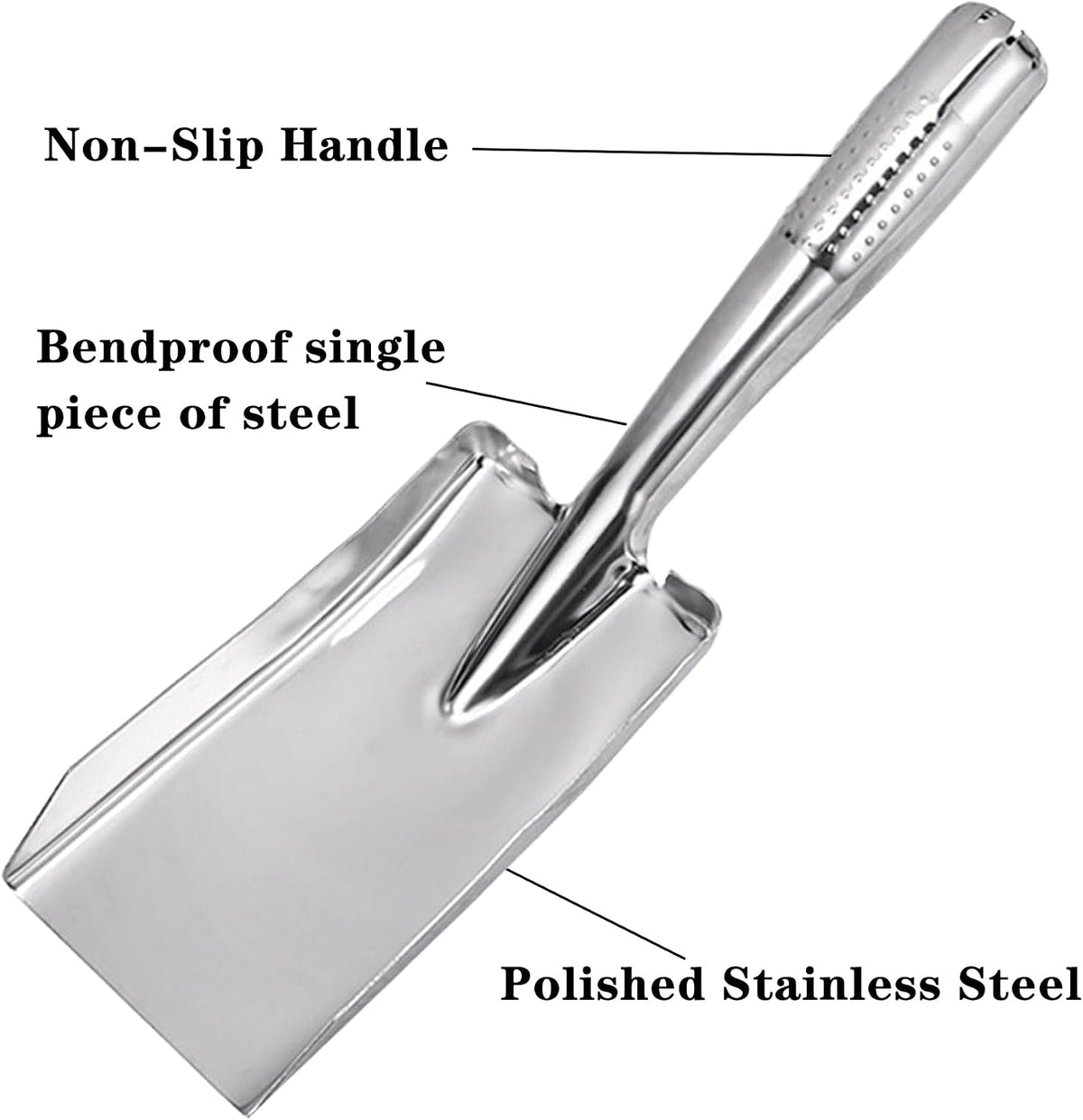 Garden Trowel Stainless Steel Rust Resistant Hand Shovel Garden Spade