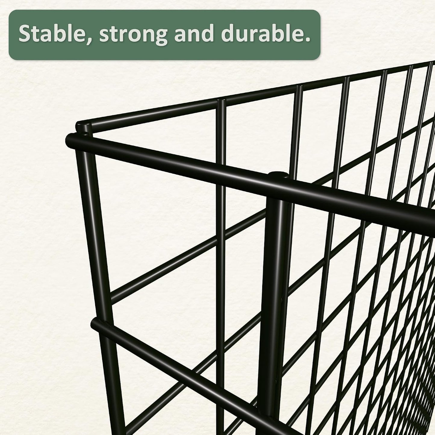 12 Pics DIY Metal Plant Protectors from Deer, Garden Fencing Animal Barrier Size 11.8 * 11.8 inches, Mesh Plant Cage Chicken Wire Cloche for Plants with Stakes and Nylon Cables (12 Pcs)