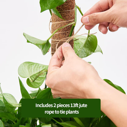 Eibikdi Moss Pole 68in for Plants Monstera 6pcs
