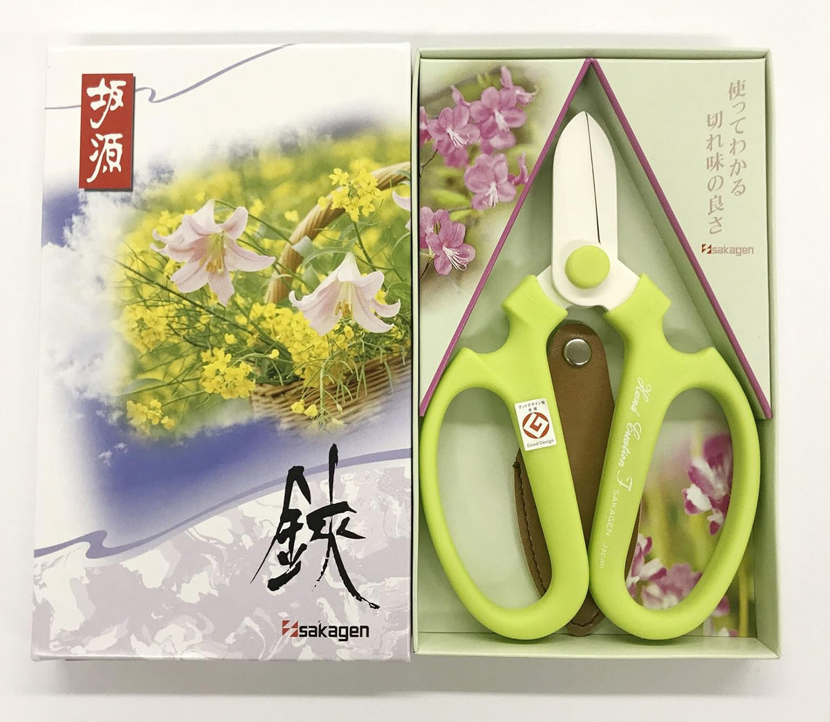 Flower Scissors Hand Creation F-170 (Light Green)