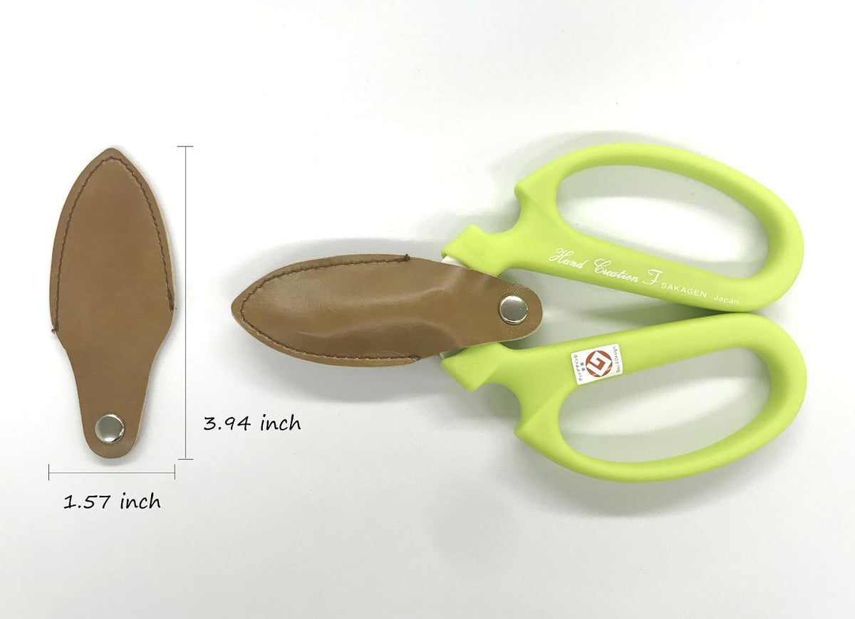Flower Scissors Hand Creation F-170 (Light Green)