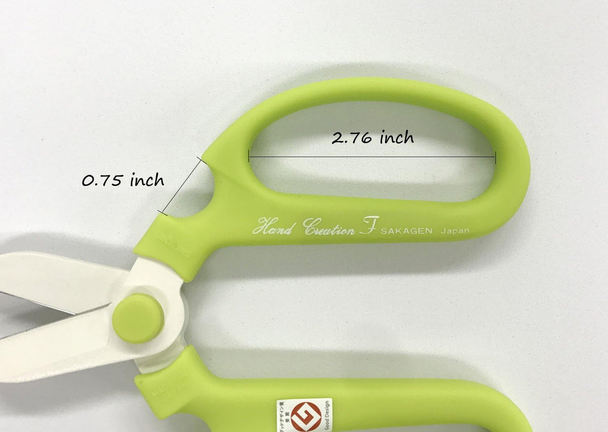 Flower Scissors Hand Creation F-170 (Light Green)
