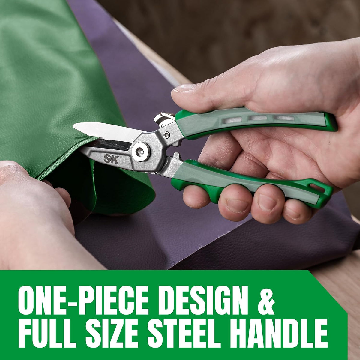 SK 7" Heavy Duty Scissors All Purpose, Industrial Shears, CR-V Steel
