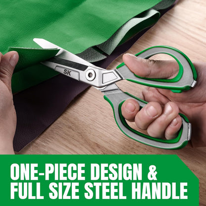 SK 7" Heavy Duty Scissors All Purpose, Industrial Shears, CR-V Steel