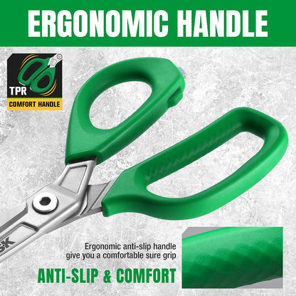 SK 7" Heavy Duty Scissors All Purpose, Industrial Shears, CR-V Steel