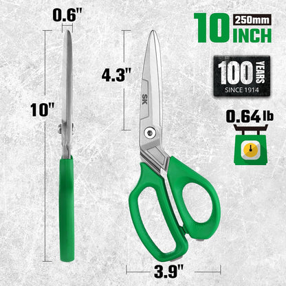 SK 7" Heavy Duty Scissors All Purpose, Industrial Shears, CR-V Steel
