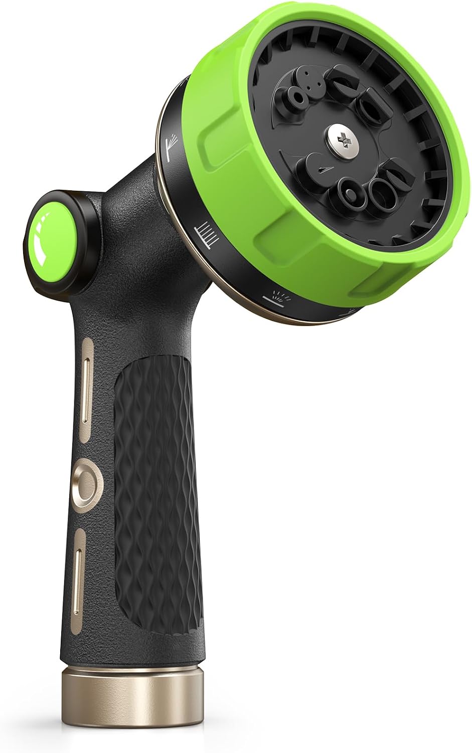 Heavy Duty Garden Hose Nozzle Green