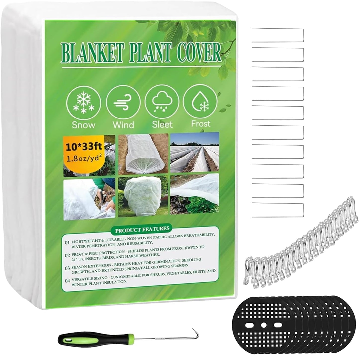 Frost Blankets for Outdoor Plants Floating Row Protector