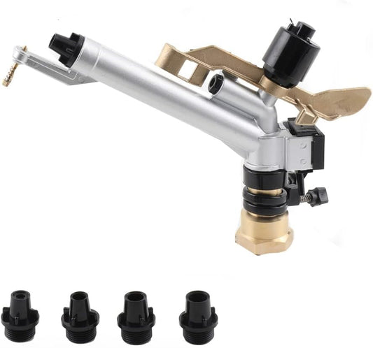 1.5" Impact Spray Gun Sprinkler, 360° Adjustable