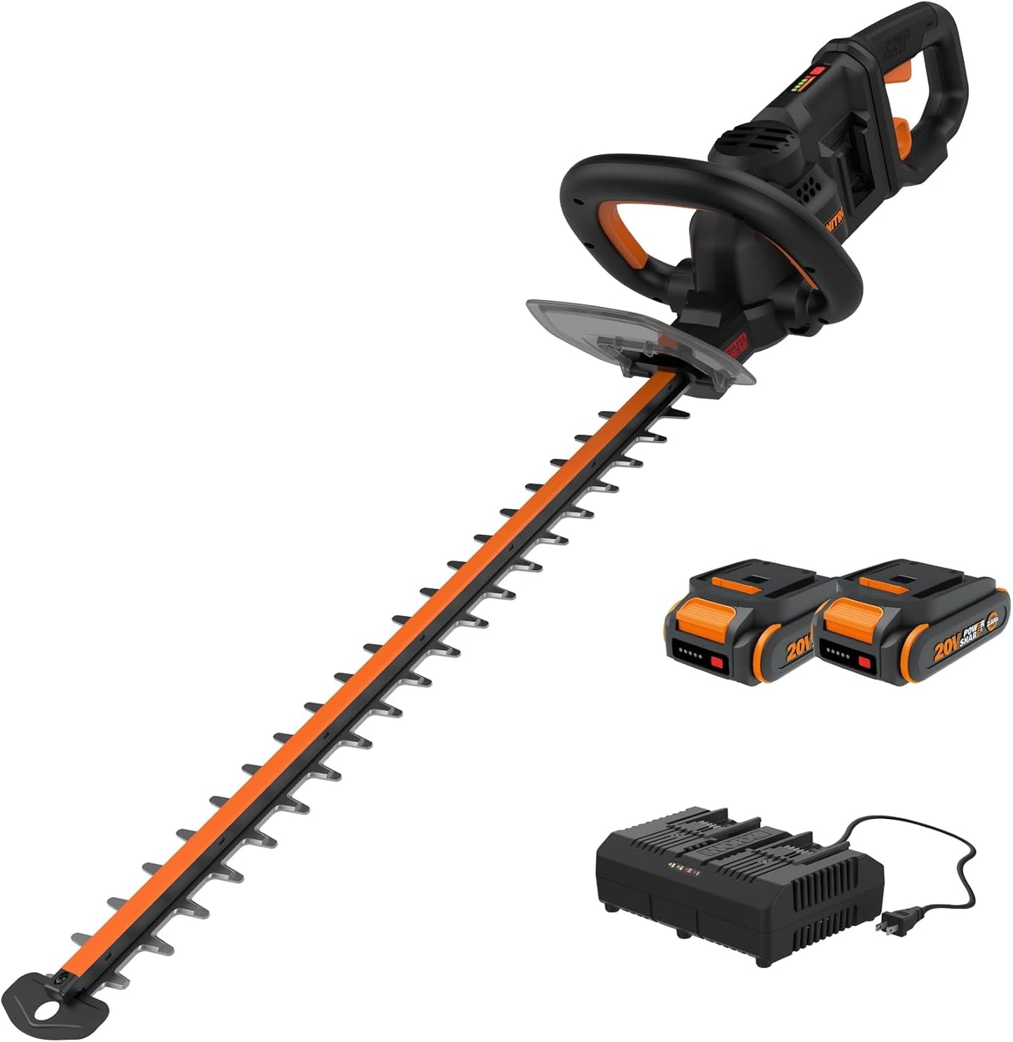 Cordless Hedge Trimmer, 20V 22" Bush Trimmer, WG261