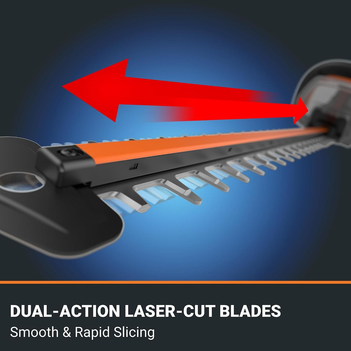 Cordless Hedge Trimmer, 20V 22" Bush Trimmer, WG261
