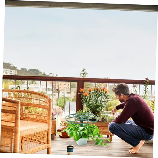 2Pcs Peony Cage Plant Support Stake Grow Through Grid Plant Brace Sunflower Flower Support Rings 28CM for Outdoor Plants Heavy Blossoms