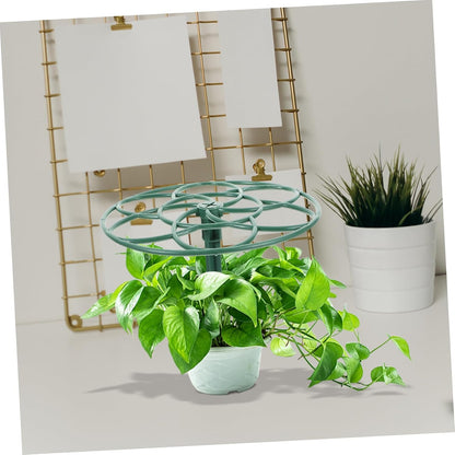 2Pcs Peony Cage Plant Support Stake Grow Through Grid Plant Brace Sunflower Flower Support Rings 28CM for Outdoor Plants Heavy Blossoms