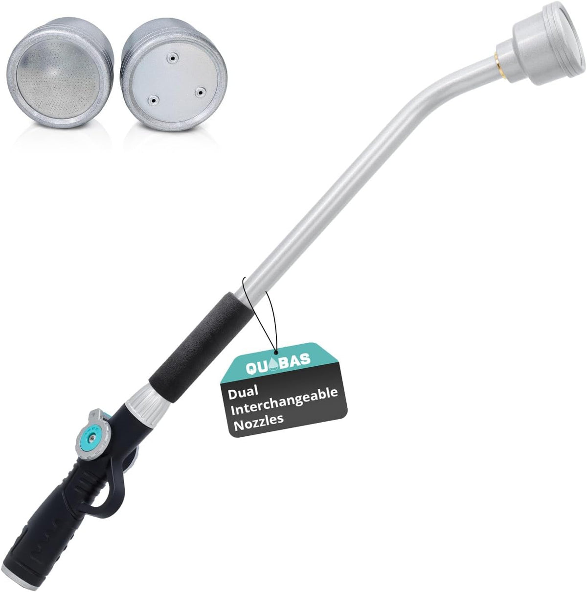 16'' Watering Wand, Heavy Duty Garden Hose Nozzle with Thumb Control