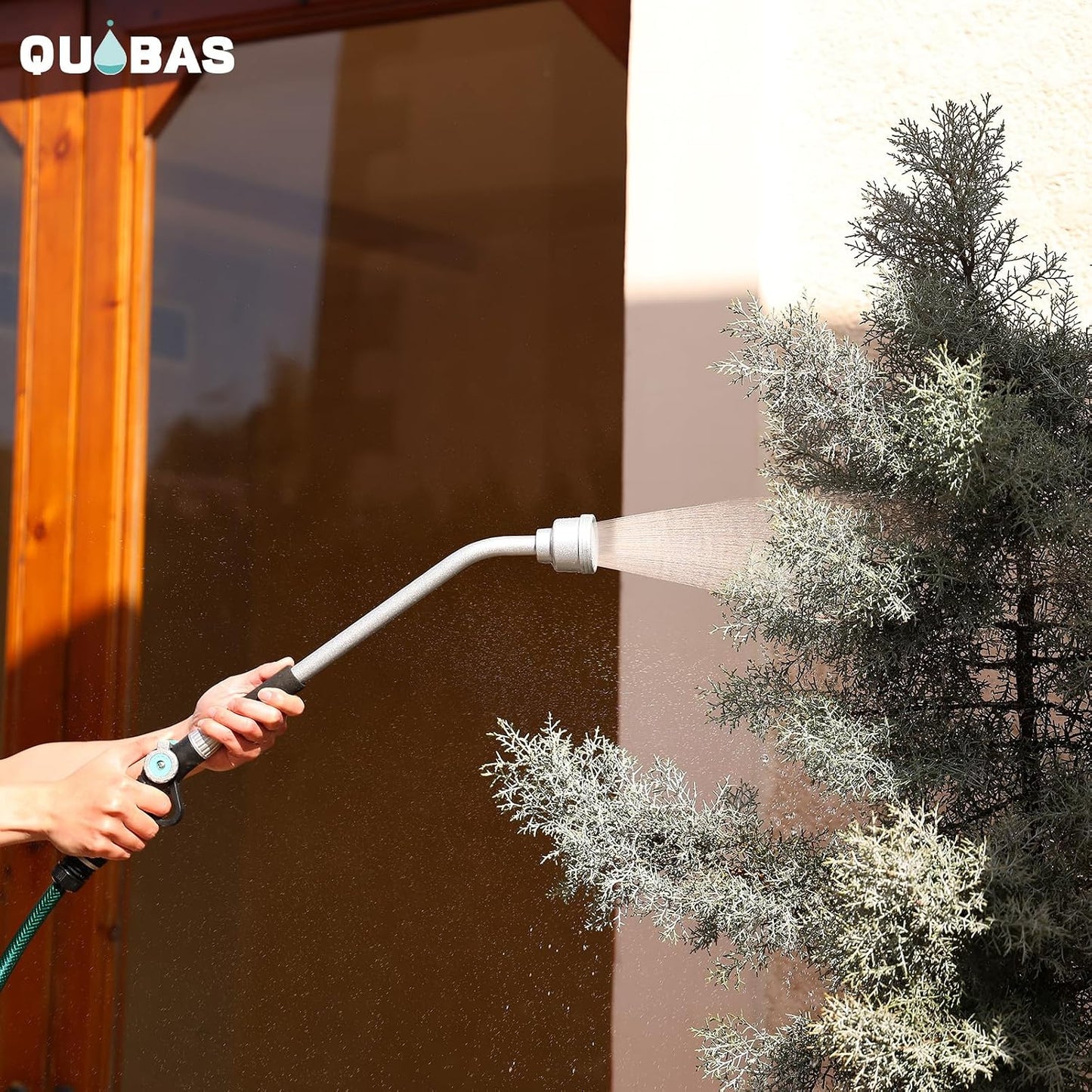 16'' Watering Wand, Heavy Duty Garden Hose Nozzle with Thumb Control
