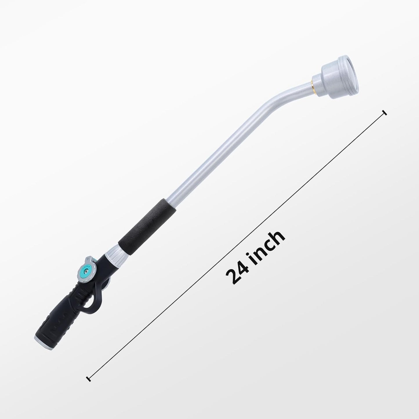 16'' Watering Wand, Heavy Duty Garden Hose Nozzle with Thumb Control