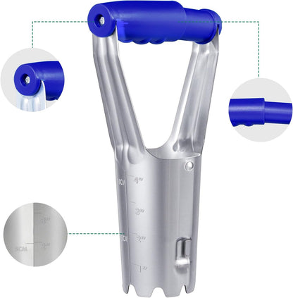 Bulb Planter Tool, Bulb Transplanter with Bend Free