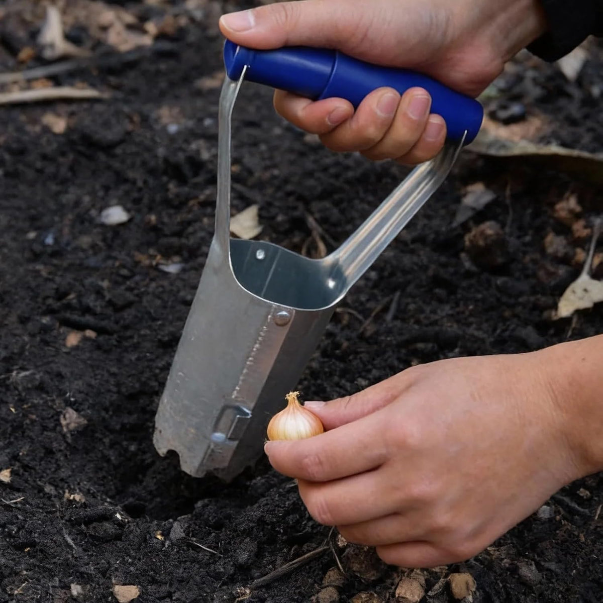 Bulb Planter Tool, Bulb Transplanter with Bend Free