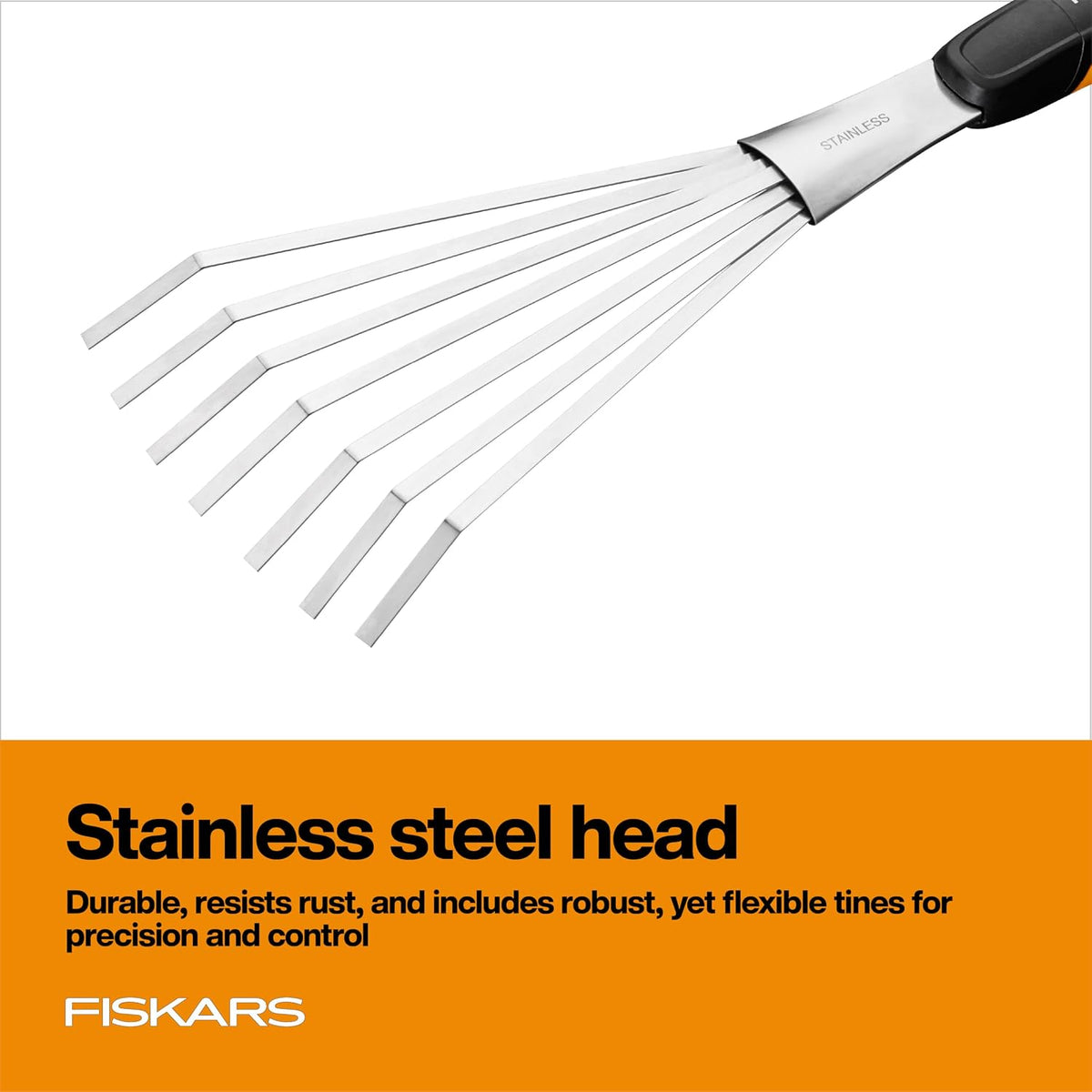 Xact Hand Rake, Ergonomic Handle for Heavy Duty Gardening