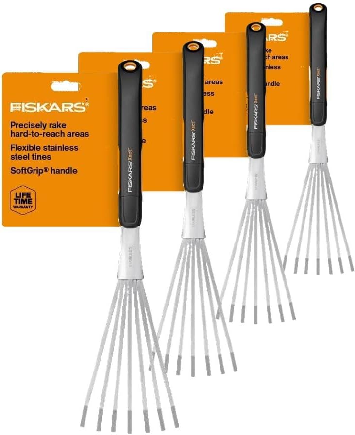 Xact Hand Rake, Ergonomic Handle for Heavy Duty Gardening