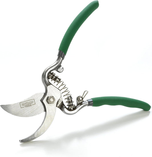 Classic Cut Bypass Pruners - Heavy Duty Forged Steel Pruning Shears - Cuts up to 1" Diameter - Safety Lock Design - Non Slip Grip