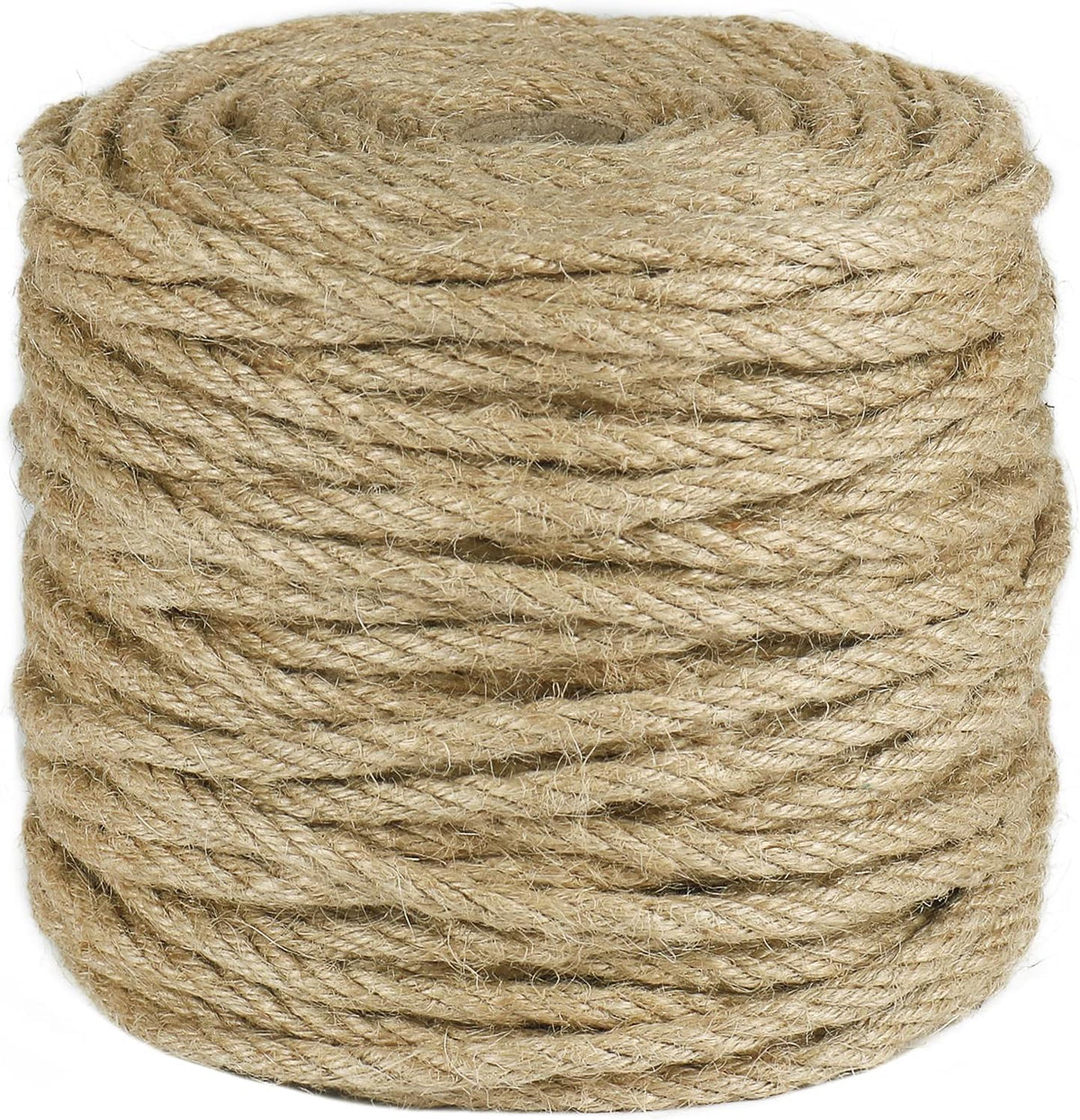 5mm Natural Jute Twine, 100 Feet 4Ply Twisted Heavy Duty Rope