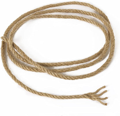 5mm Natural Jute Twine, 100 Feet 4Ply Twisted Heavy Duty Rope