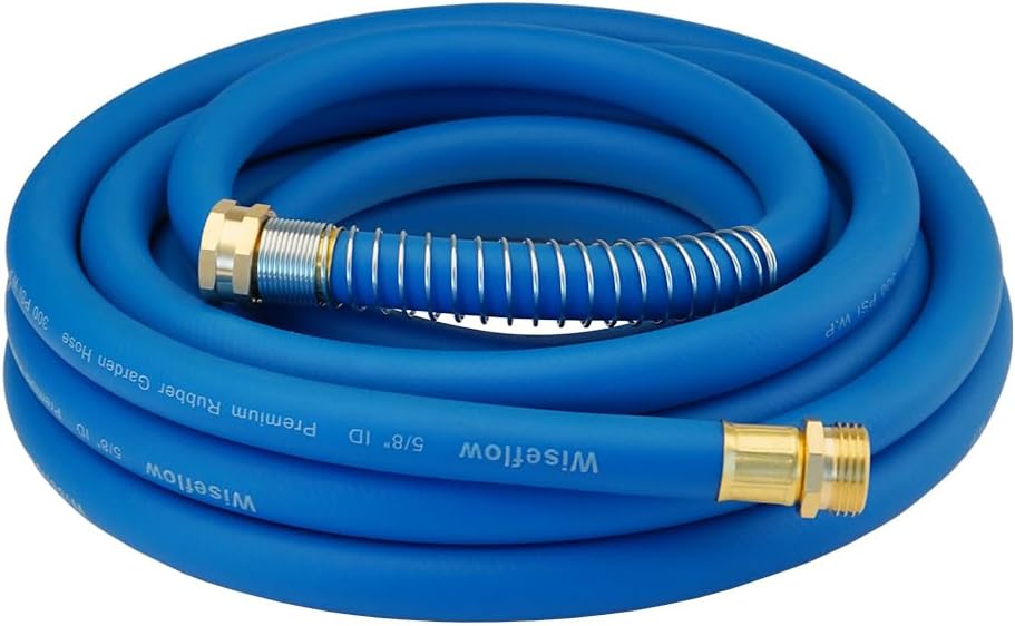 Leader Hose 3FT x 5/8" Heavy Duty Water Hose with Brass Male to Female Fittings, Short Hose Extender for Hose Reel and Faucet, 1000 PSI Burst Pressure, 300 PSI Working Pressure, Black