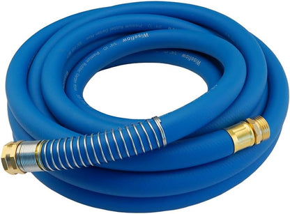 Leader Hose 3FT x 5/8" Heavy Duty Water Hose with Brass Male to Female Fittings, Short Hose Extender for Hose Reel and Faucet, 1000 PSI Burst Pressure, 300 PSI Working Pressure, Black