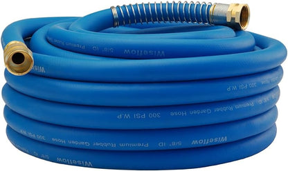 Leader Hose 3FT x 5/8" Heavy Duty Water Hose with Brass Male to Female Fittings, Short Hose Extender for Hose Reel and Faucet, 1000 PSI Burst Pressure, 300 PSI Working Pressure, Black
