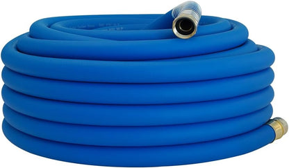 Leader Hose 3FT x 5/8" Heavy Duty Water Hose with Brass Male to Female Fittings, Short Hose Extender for Hose Reel and Faucet, 1000 PSI Burst Pressure, 300 PSI Working Pressure, Black