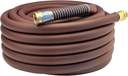 Leader Hose 3FT x 5/8" Heavy Duty Water Hose with Brass Male to Female Fittings, Short Hose Extender for Hose Reel and Faucet, 1000 PSI Burst Pressure, 300 PSI Working Pressure, Black