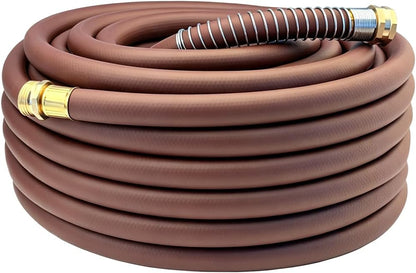 Leader Hose 3FT x 5/8" Heavy Duty Water Hose with Brass Male to Female Fittings, Short Hose Extender for Hose Reel and Faucet, 1000 PSI Burst Pressure, 300 PSI Working Pressure, Black