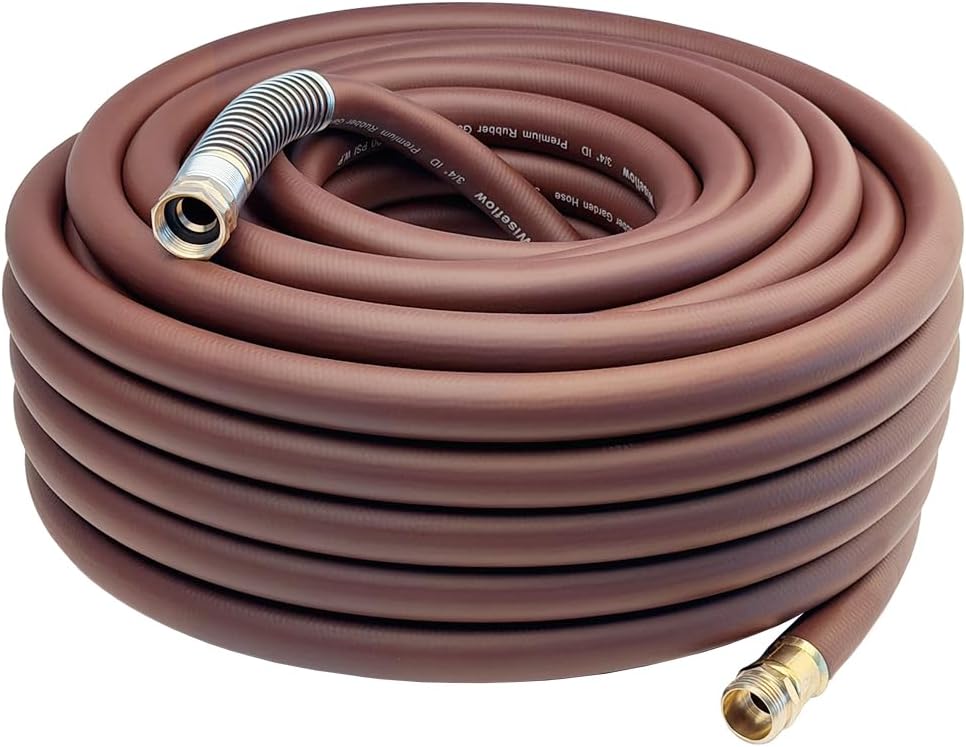 Leader Hose 3FT x 5/8" Heavy Duty Water Hose with Brass Male to Female Fittings, Short Hose Extender for Hose Reel and Faucet, 1000 PSI Burst Pressure, 300 PSI Working Pressure, Black