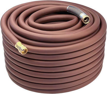 Leader Hose 3FT x 5/8" Heavy Duty Water Hose with Brass Male to Female Fittings, Short Hose Extender for Hose Reel and Faucet, 1000 PSI Burst Pressure, 300 PSI Working Pressure, Black