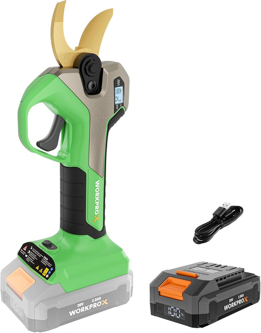 WORKPROX 20V Electric Pruning Shears, 1.26" Cutting Diameter