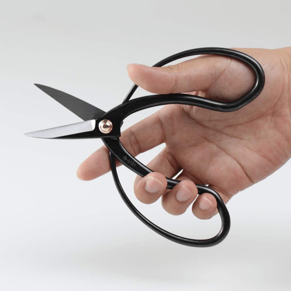 Wazakura Japanese Bonsai Trimming Care Kit Made in Japan - Traditional Bonsai Scissors 7inch(180mm) + Sap Rust Eraser Gift Box Set