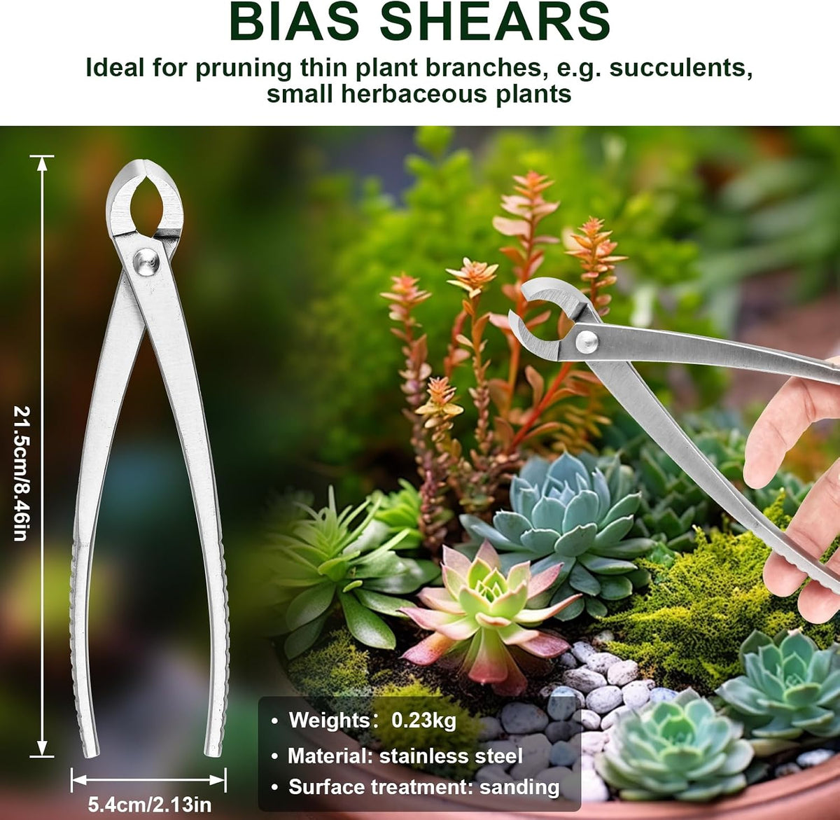 6 PCS Bonsai Pruning Tool Set, 6 Different Roles of Scissors to Meet All the Needs of the Usage Process, for Plant Pruning and Shaping, Free Your Hands and Easy to Finish the Work