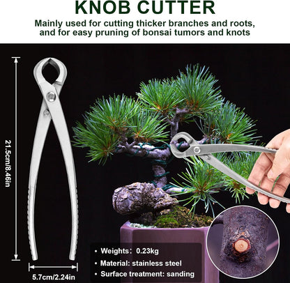 6 PCS Bonsai Pruning Tool Set, 6 Different Roles of Scissors to Meet All the Needs of the Usage Process, for Plant Pruning and Shaping, Free Your Hands and Easy to Finish the Work