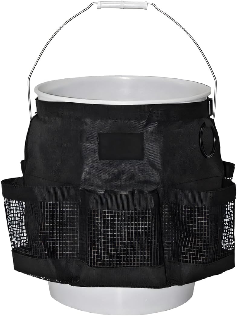 5 Gallon Bucket Tool Organizer Bag with Mesh Storage Pockets